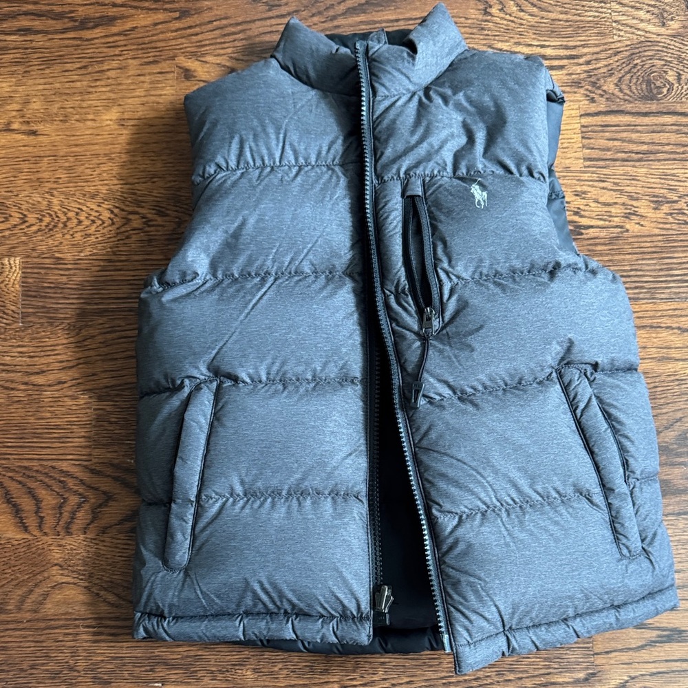 ☀️☀️Boys RALPH LAUREN Midnight Puffer Vest - Picture 5 of 5